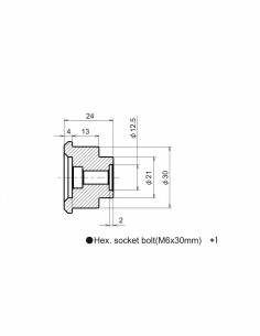 Adattatori specchi Bar-End – 18 mmCod. 302308Accessori TRIUMPH